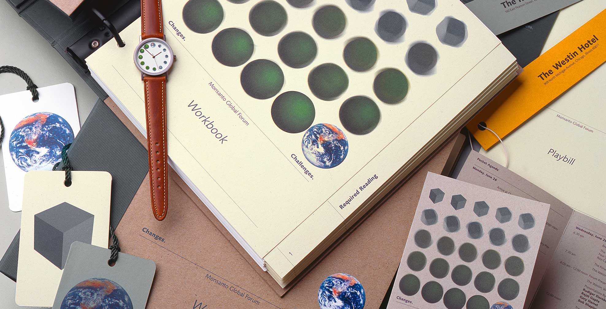 monsanto-company_branded-items_a.jpg Art Direction by: Bart Crosby, Crosby Associates